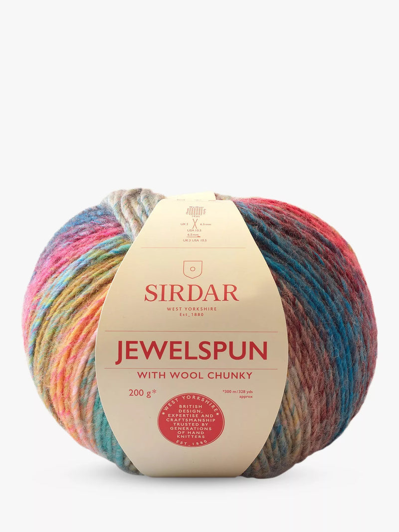 Laine à tricoter épaisse Sirdar Jewelspun 200g