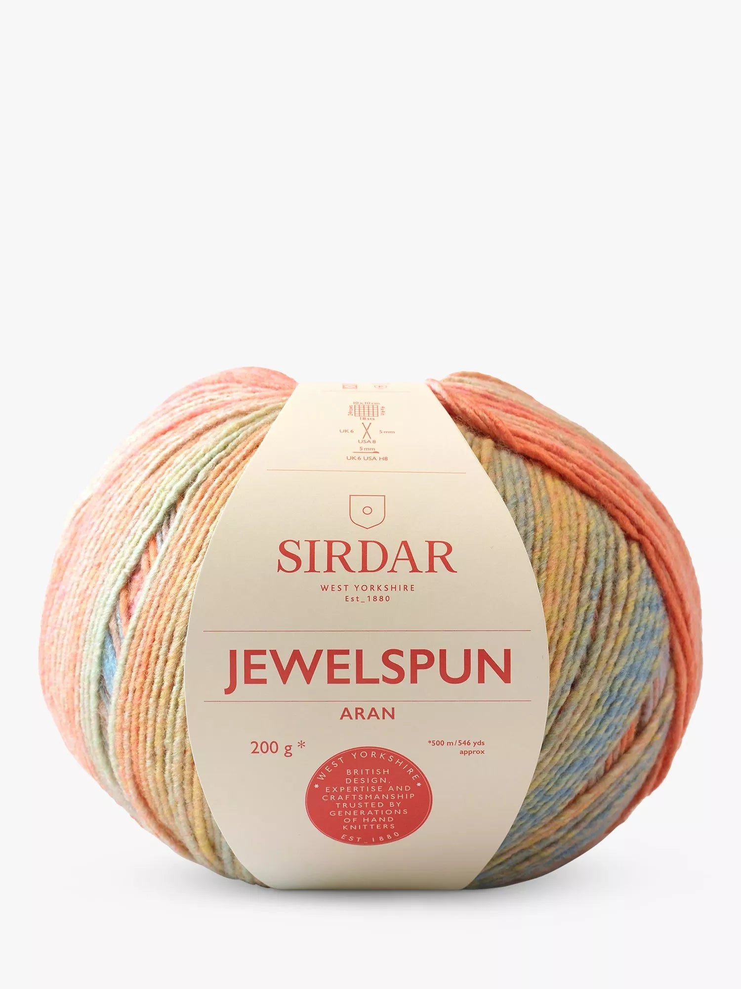 Sirdar Jewelspun Aran Knitting and Crochet Yarn 200g