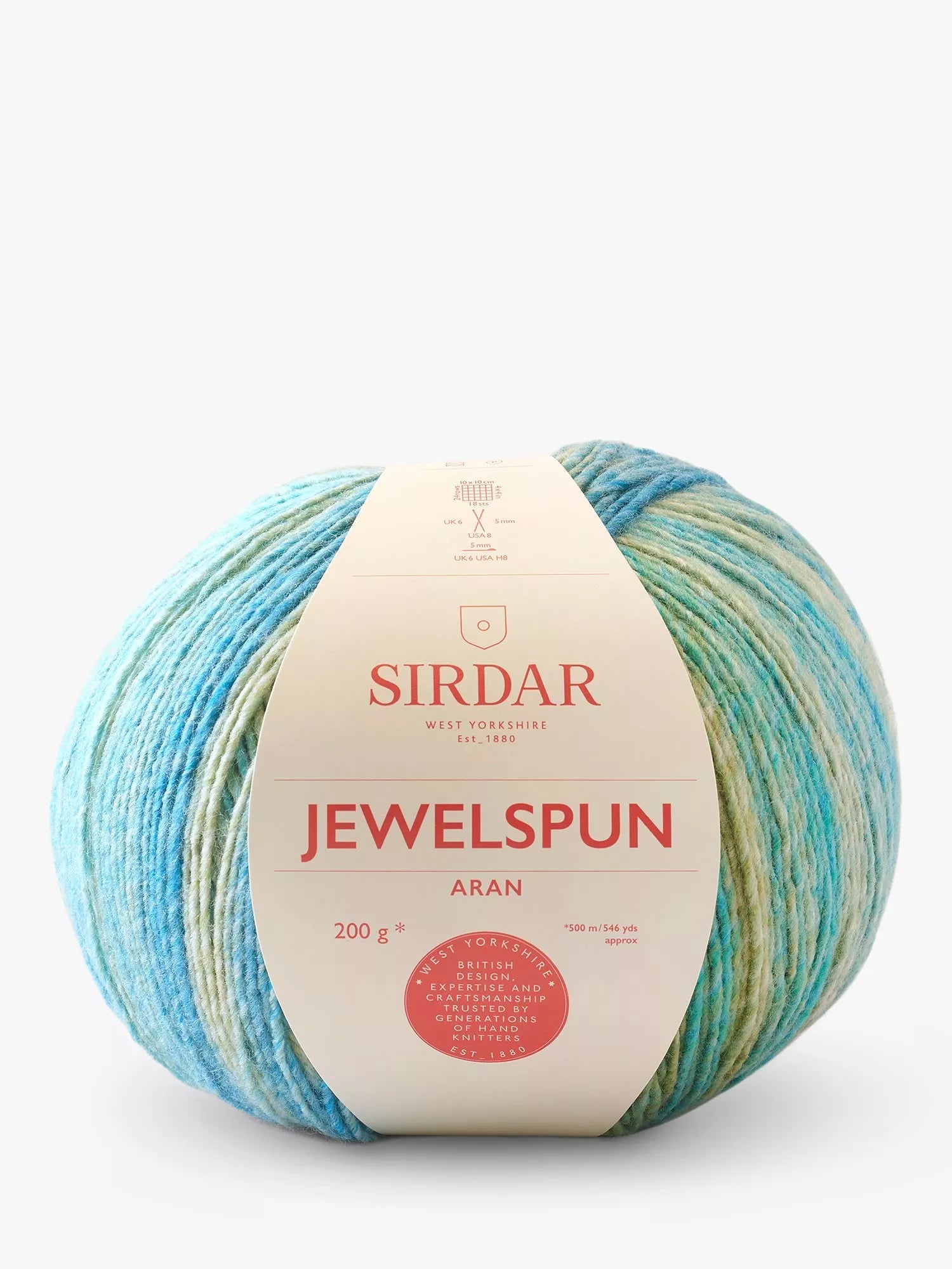 Sirdar Jewelspun Aran Knitting and Crochet Yarn 200g