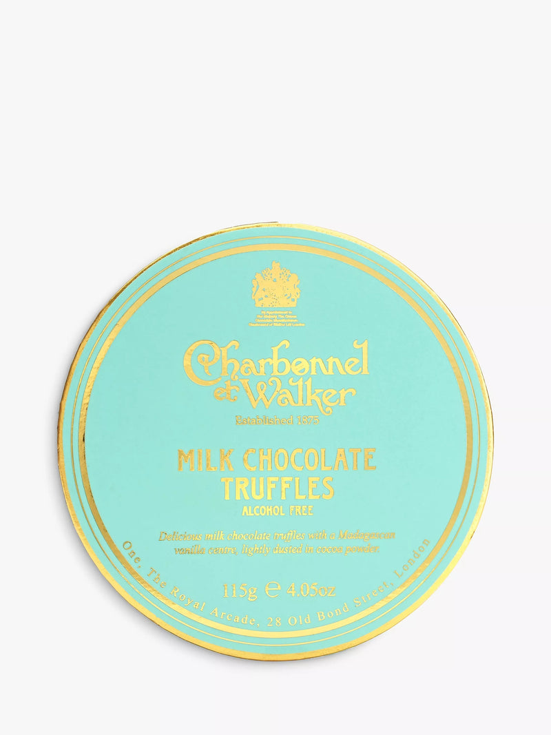 Charbonnel et Walker milk chocolate truffles with vanilla centre, 115g - British product
