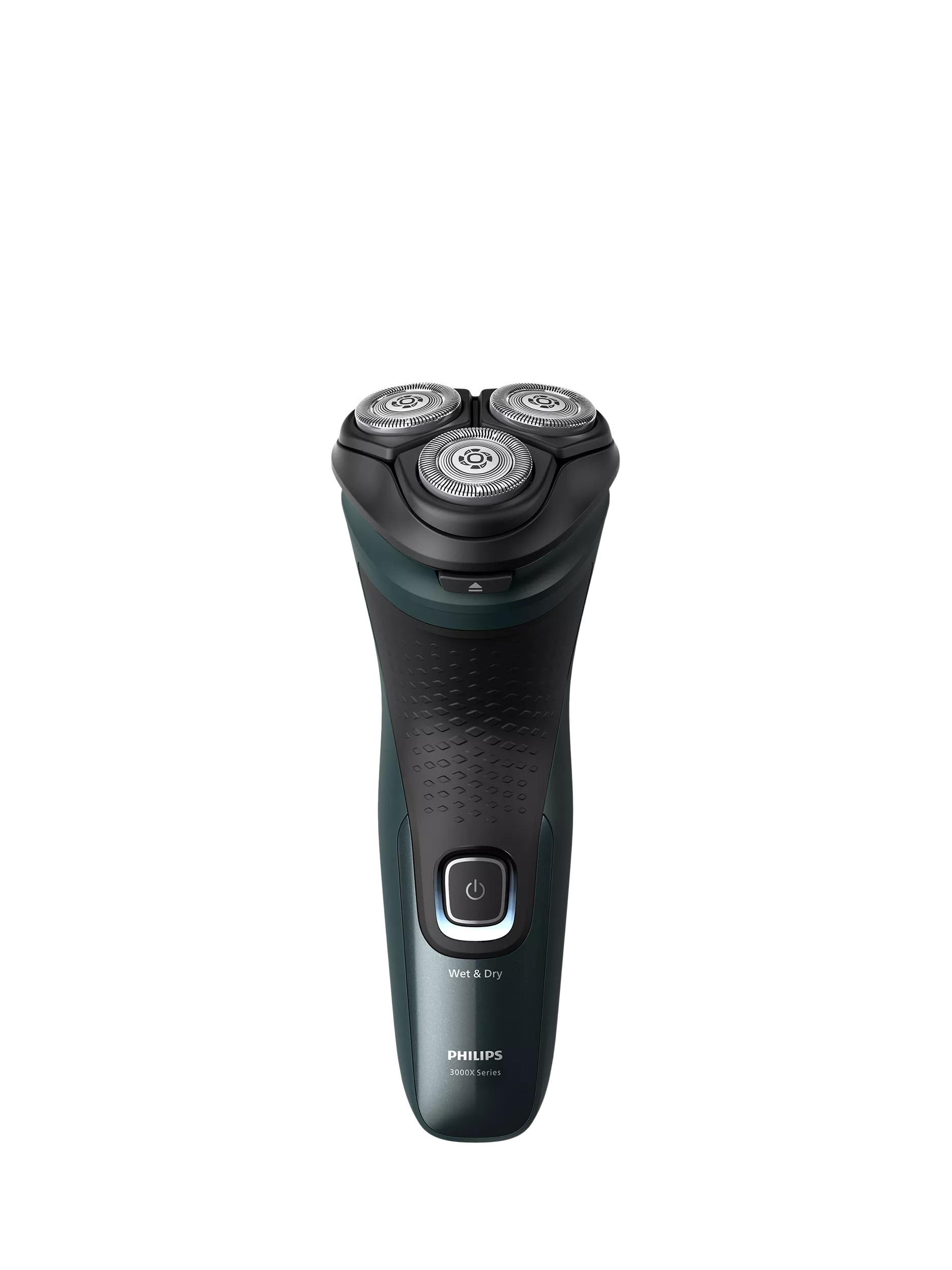 Philips wet & dry electric shaver with 27 PowerCut blades and pop-up trimmer, dark green forest, imported from the UK