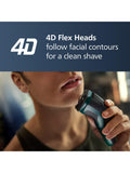 Philips wet & dry electric shaver with 27 PowerCut blades and pop-up trimmer, dark green forest, imported from the UK