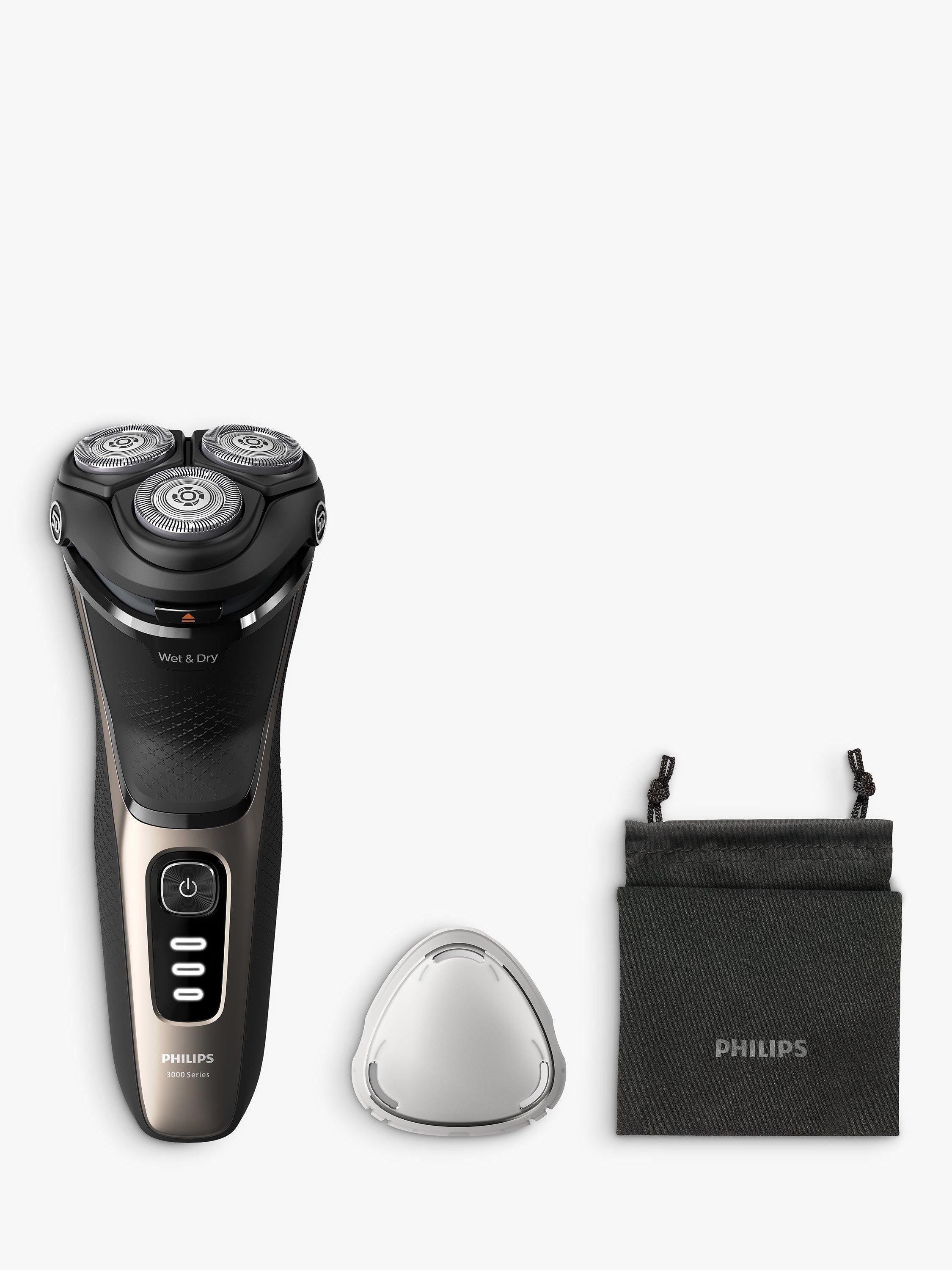 Philips electric shaver in Ash Gold, imported from the UK