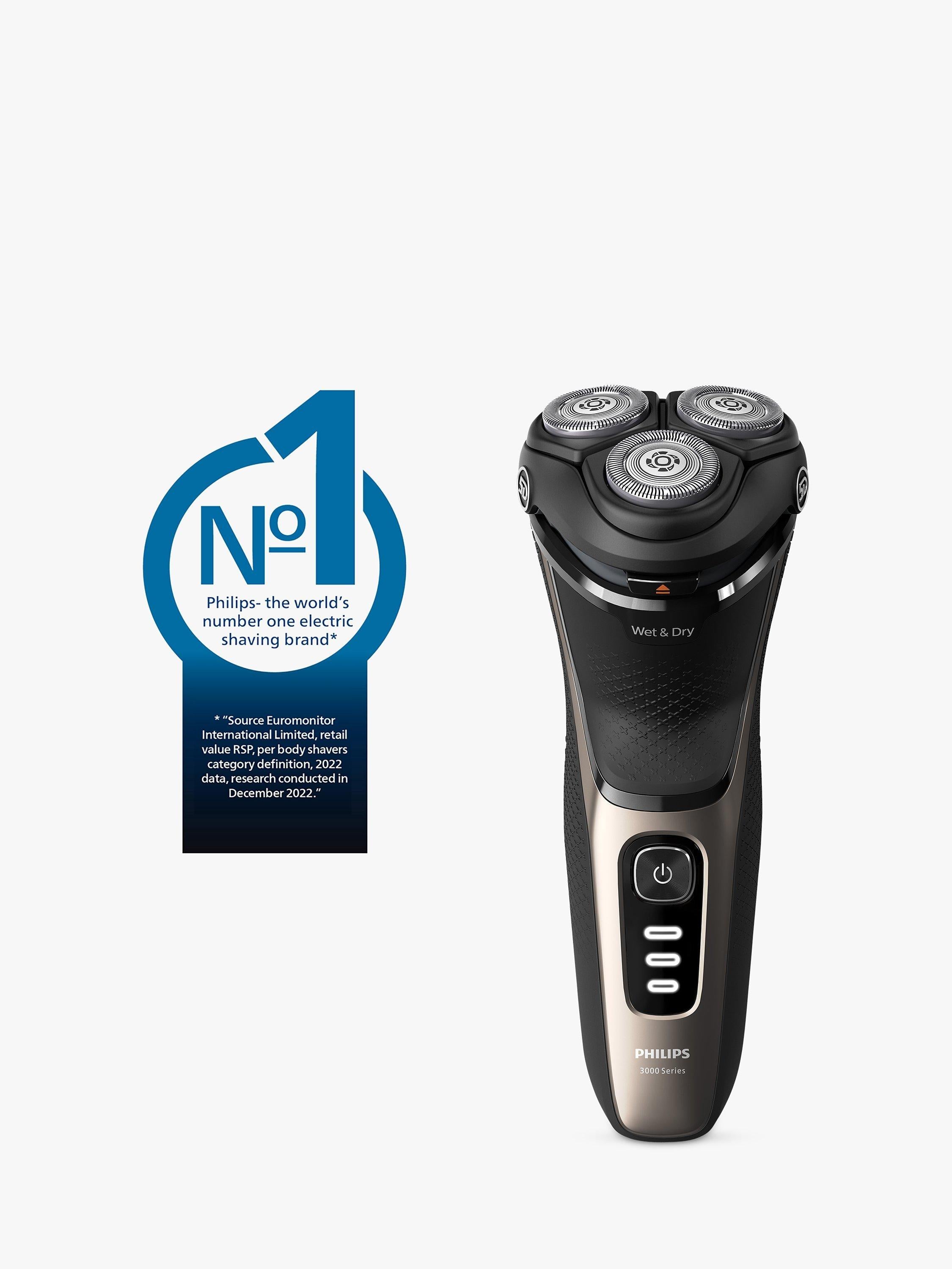 Philips electric shaver in Ash Gold, imported from the UK