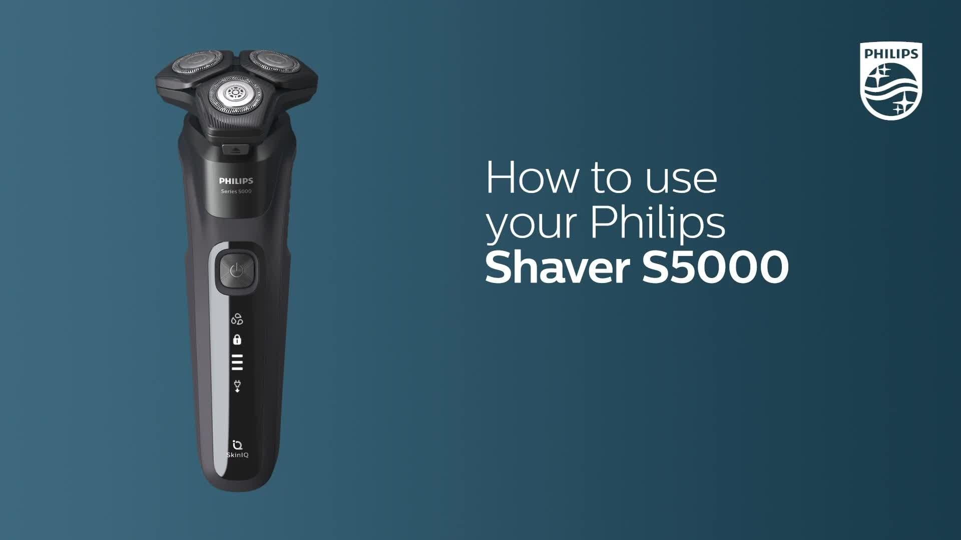 ماكينة حلاقة كهربائية رطبة وجافة Philips Series 5000 S5887/50، إصدار المملكة المتحدة