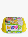 TOMY Hide & Squeak Eggs Babyspielzeug (britische Marke)