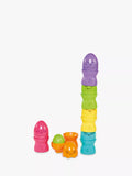 TOMY Hide & Squeak Egg Stackers baby stacking toy, imported from the UK