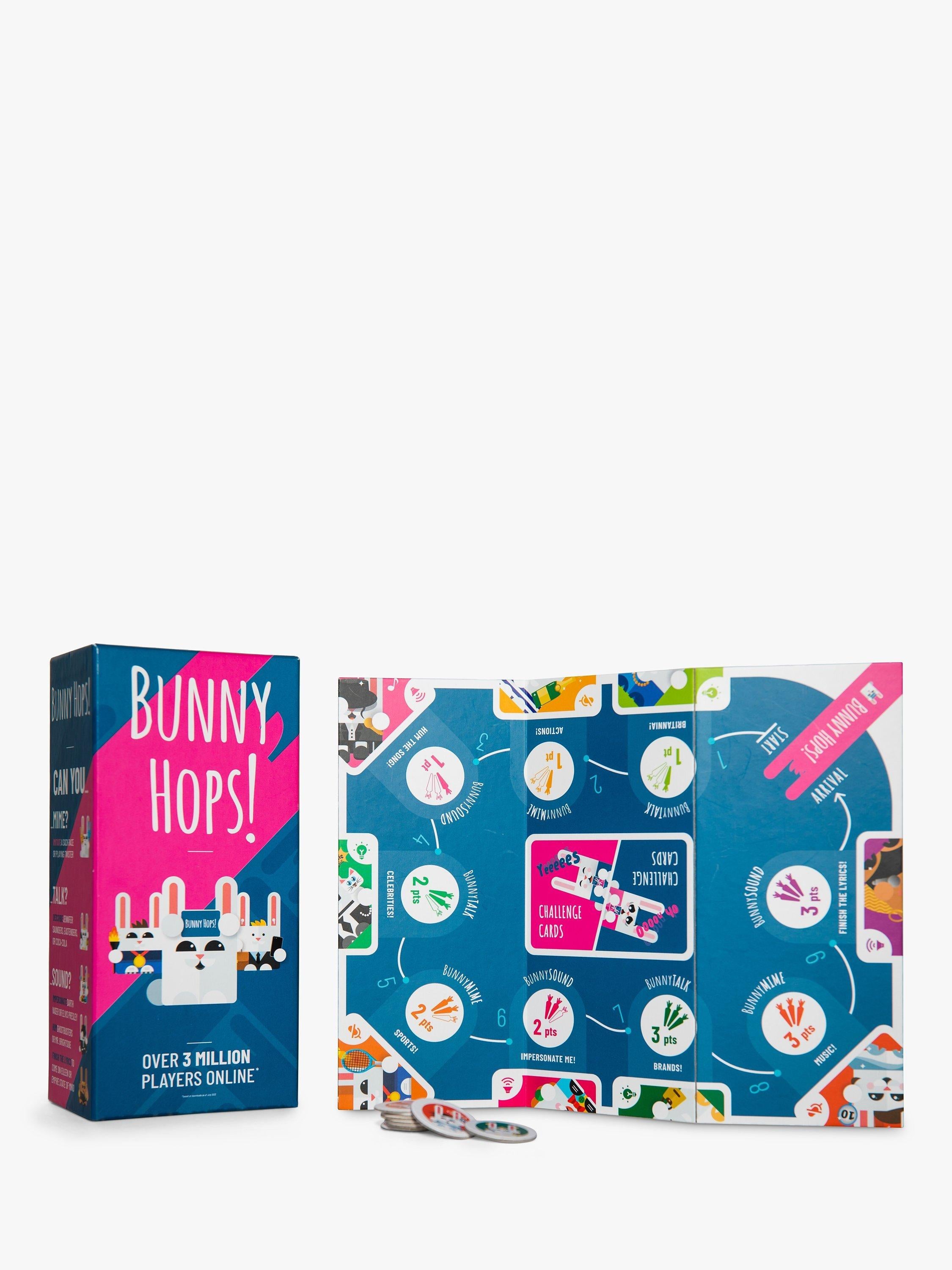 Asmodee Bunny Hops party game with 450+ cards - British product