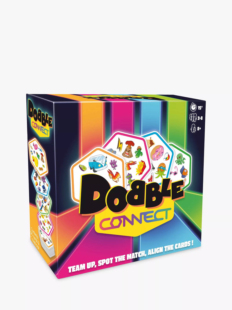 Asmodee Dobble Connect reflex card game - British product