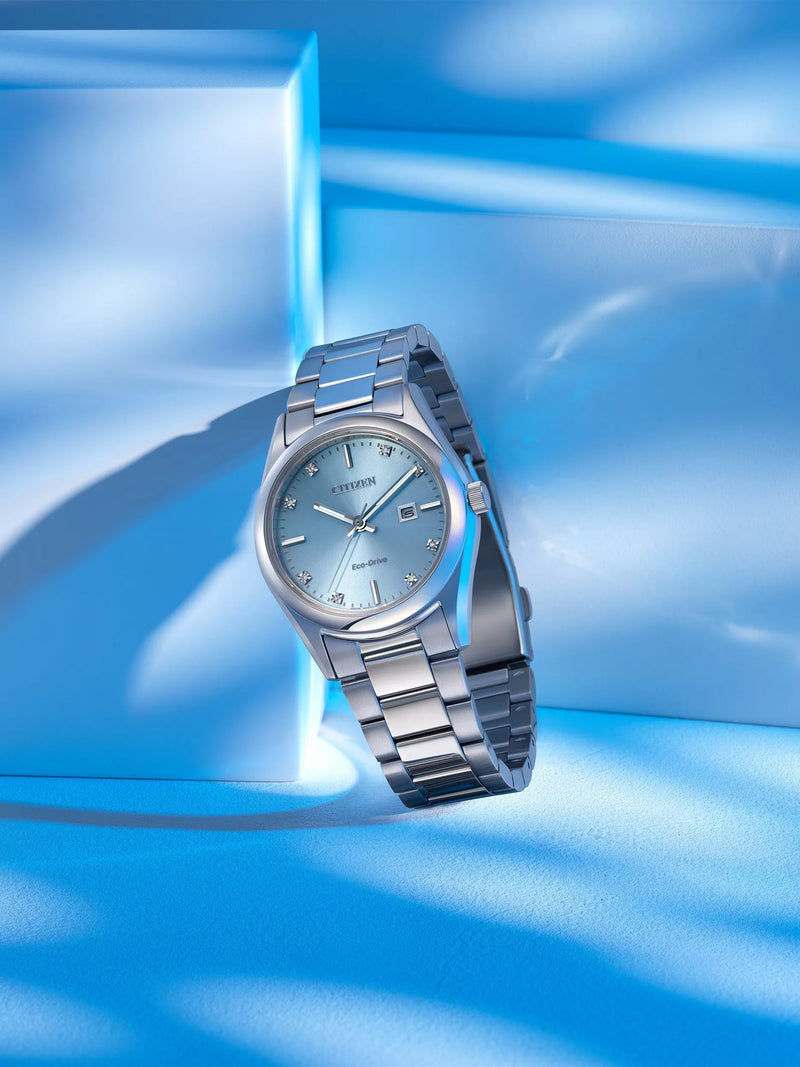 Citizen women's Eco-Drive diamond watch 33mm (British brand)