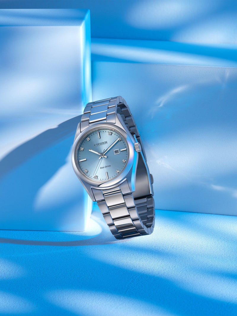 Citizen women's Eco-Drive diamond watch 33mm (British brand)