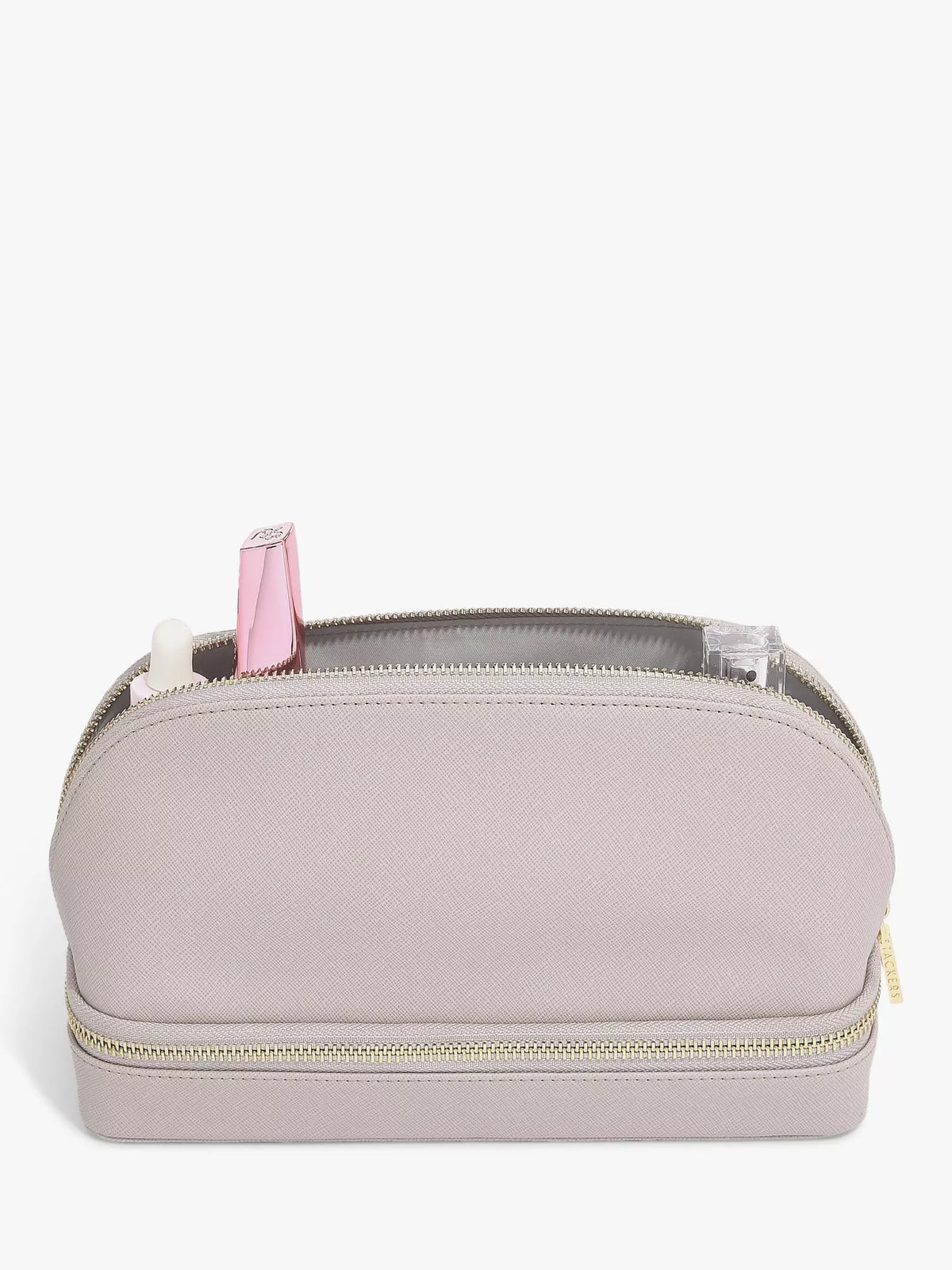 Stackers Cosmetic & Jewellery 2-in-1 Bag, Taupe