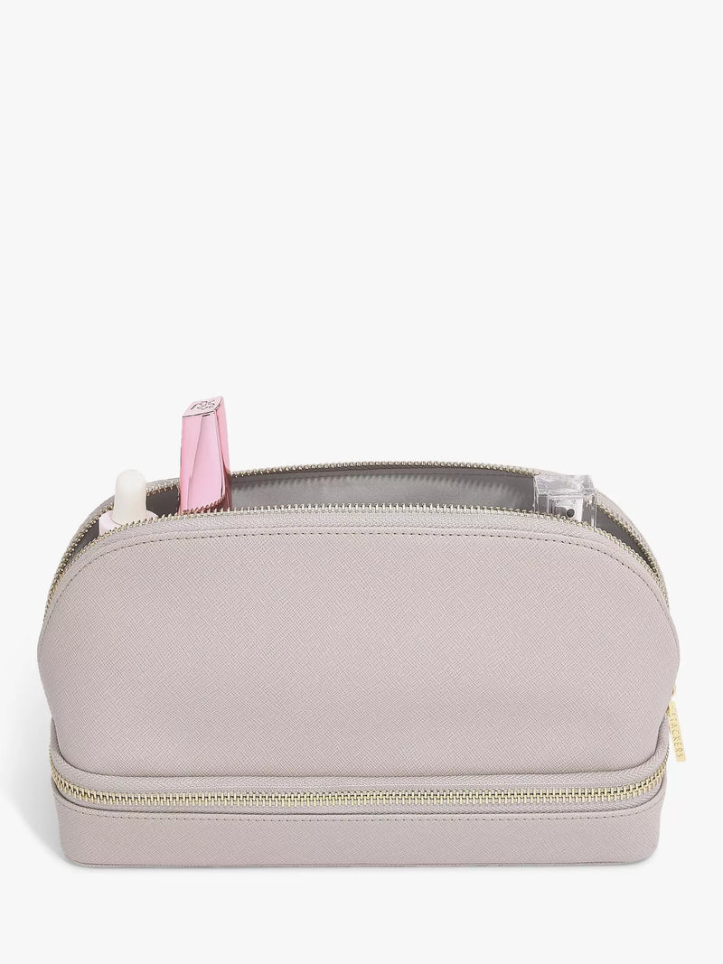 Stackers Cosmetic & Jewellery 2-in-1 Bag, Taupe