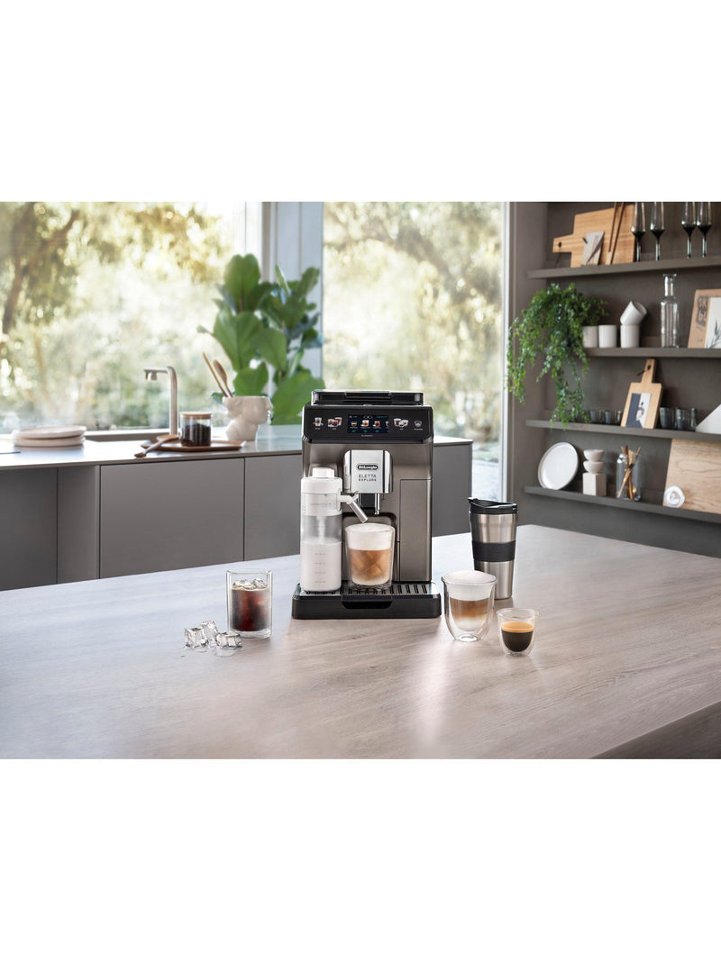 De'Longhi bean to cup coffee machine in Titanium Black - British product