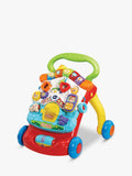2-in-1 Baby Walker and Activity Centre with Light-Up Buttons and Foldable Legs
