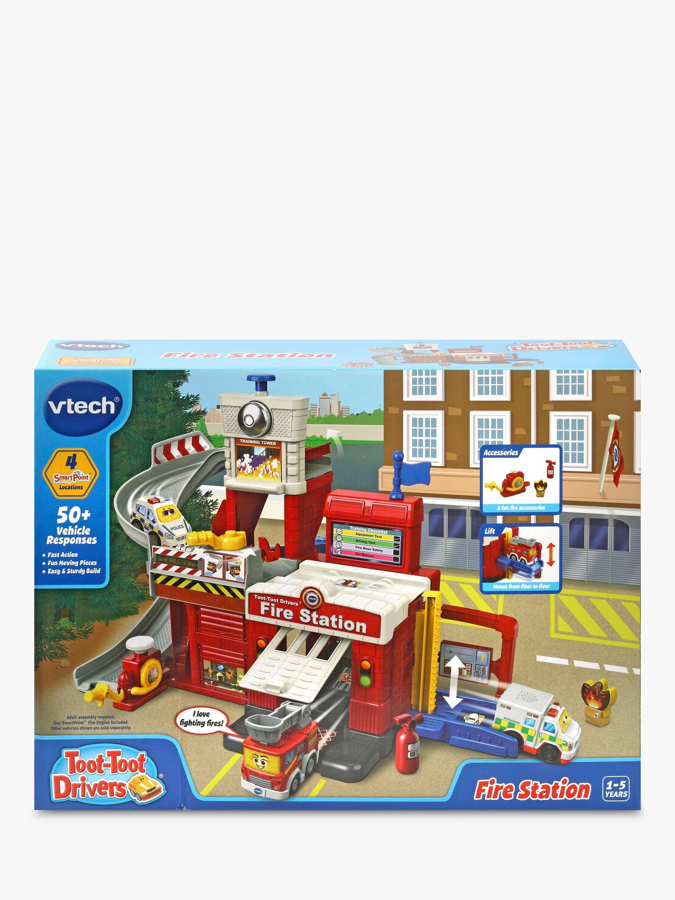 VTech Toot-Toot Drivers Fire Station Set (British brand)