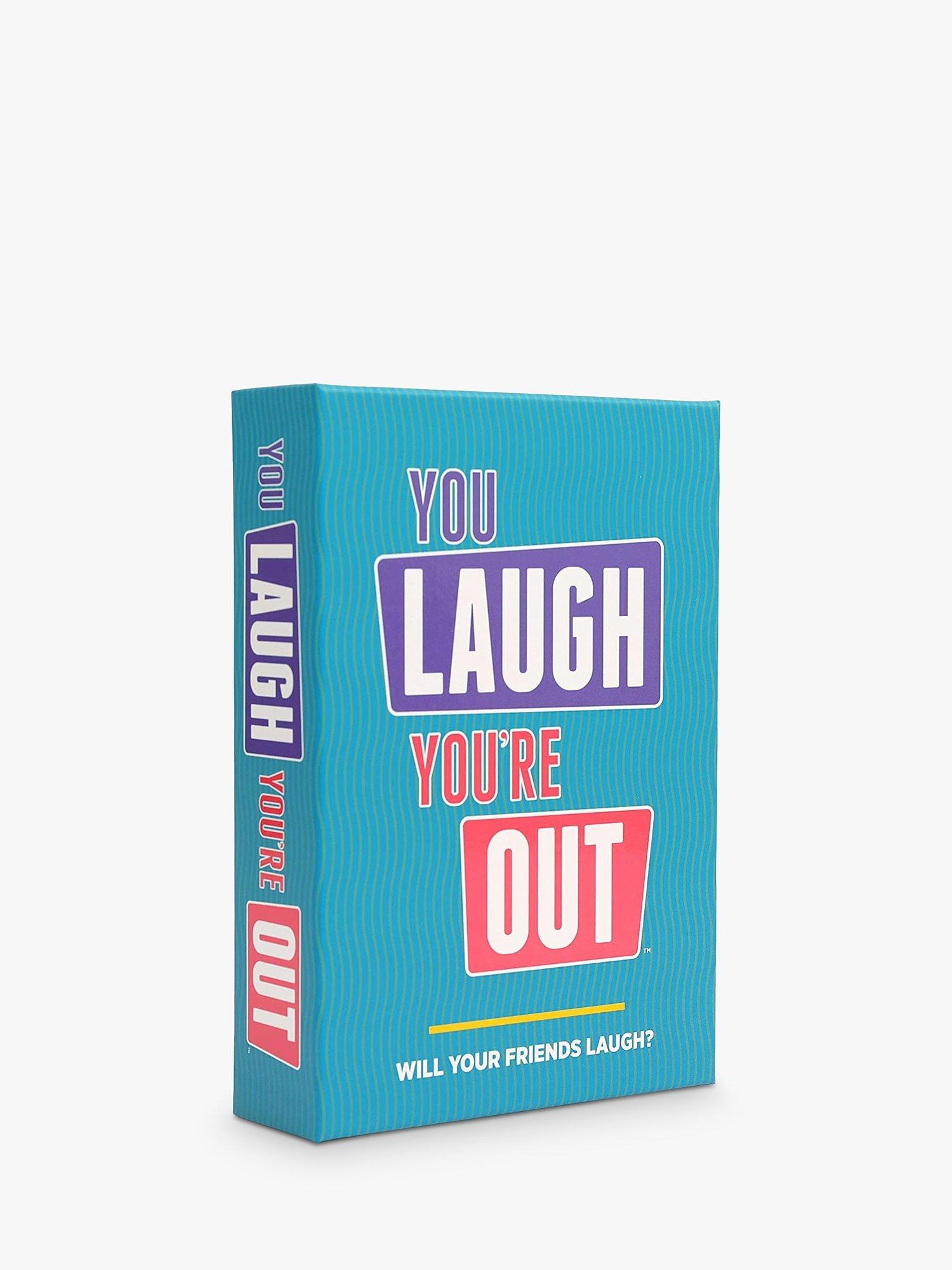 Family Party Game with Prompt Cards and Laugh Tokens