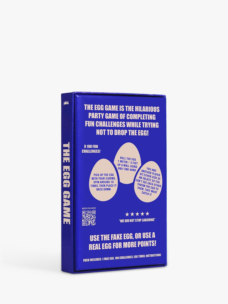 Pikkii egg game with fake egg and 100 challenges, imported from the UK