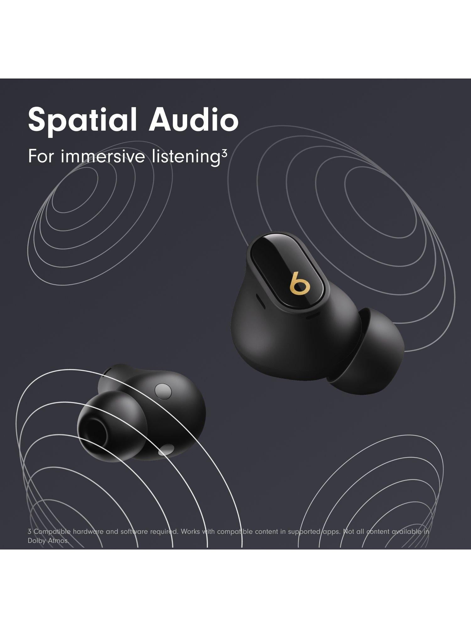 Beats Studio Buds+ kabellose Ohrhörer mit aktiver Geräuschunterdrückung - britisches Produkt