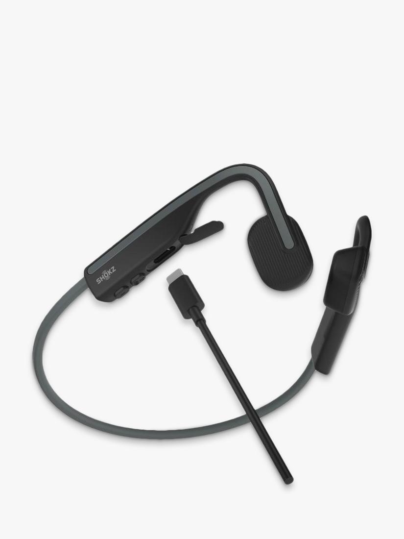 سماعات Shokz OpenMove لتوصيل العظام رمادية - منتج بريطاني