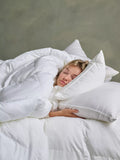 Bedfolk Duck Down Standard Pillow Firm - British product