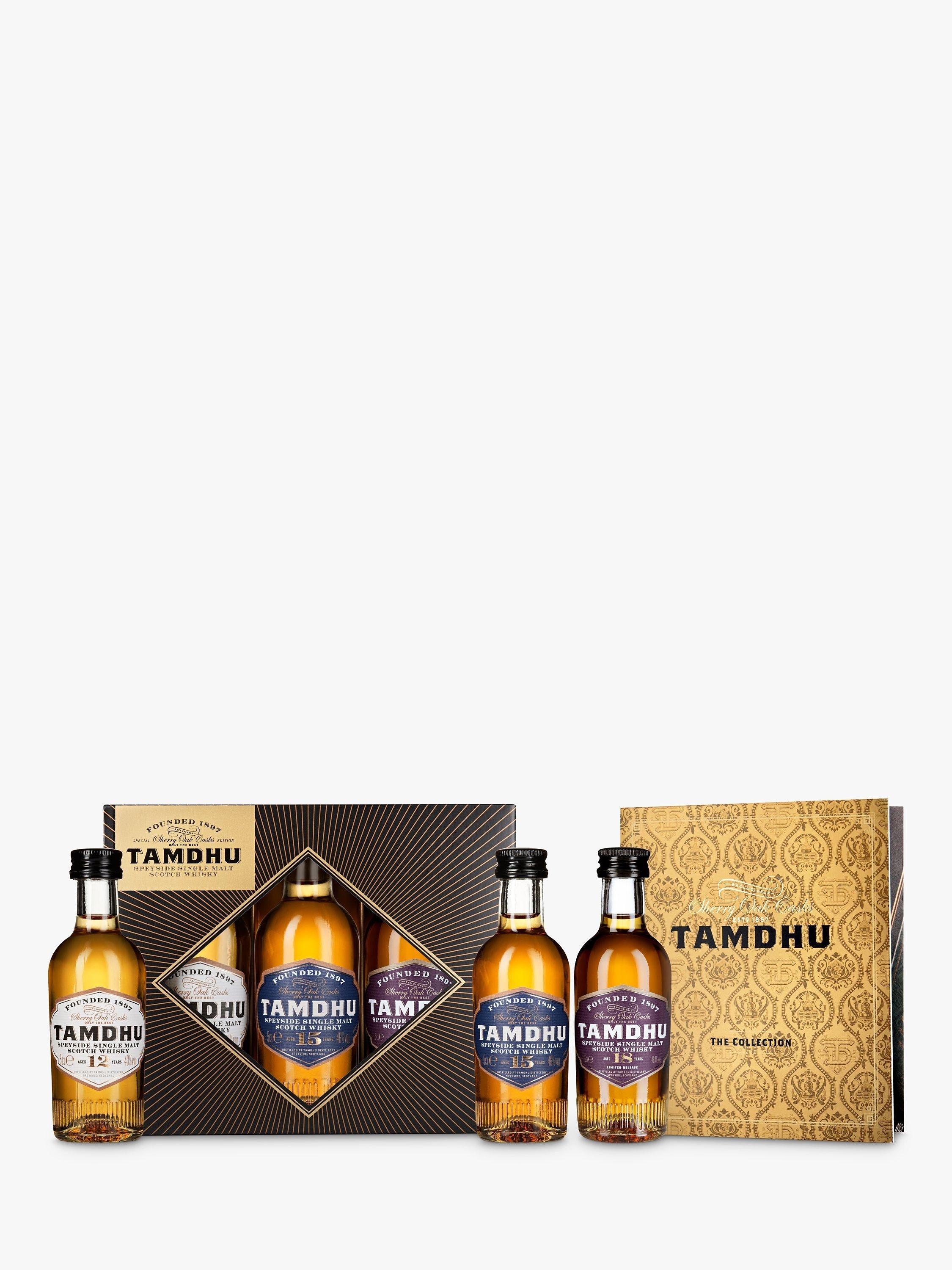 Mini Pack Tamdhu Single Malt Scotch Whisky 3x5cl, importé du Royaume-Uni