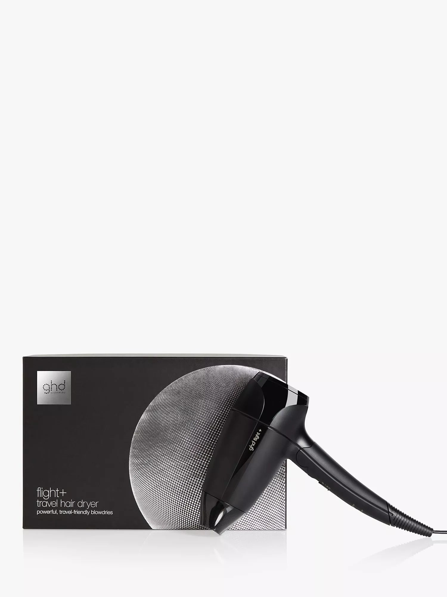ghd Flight+ travel hair dryer black, imported from the UK