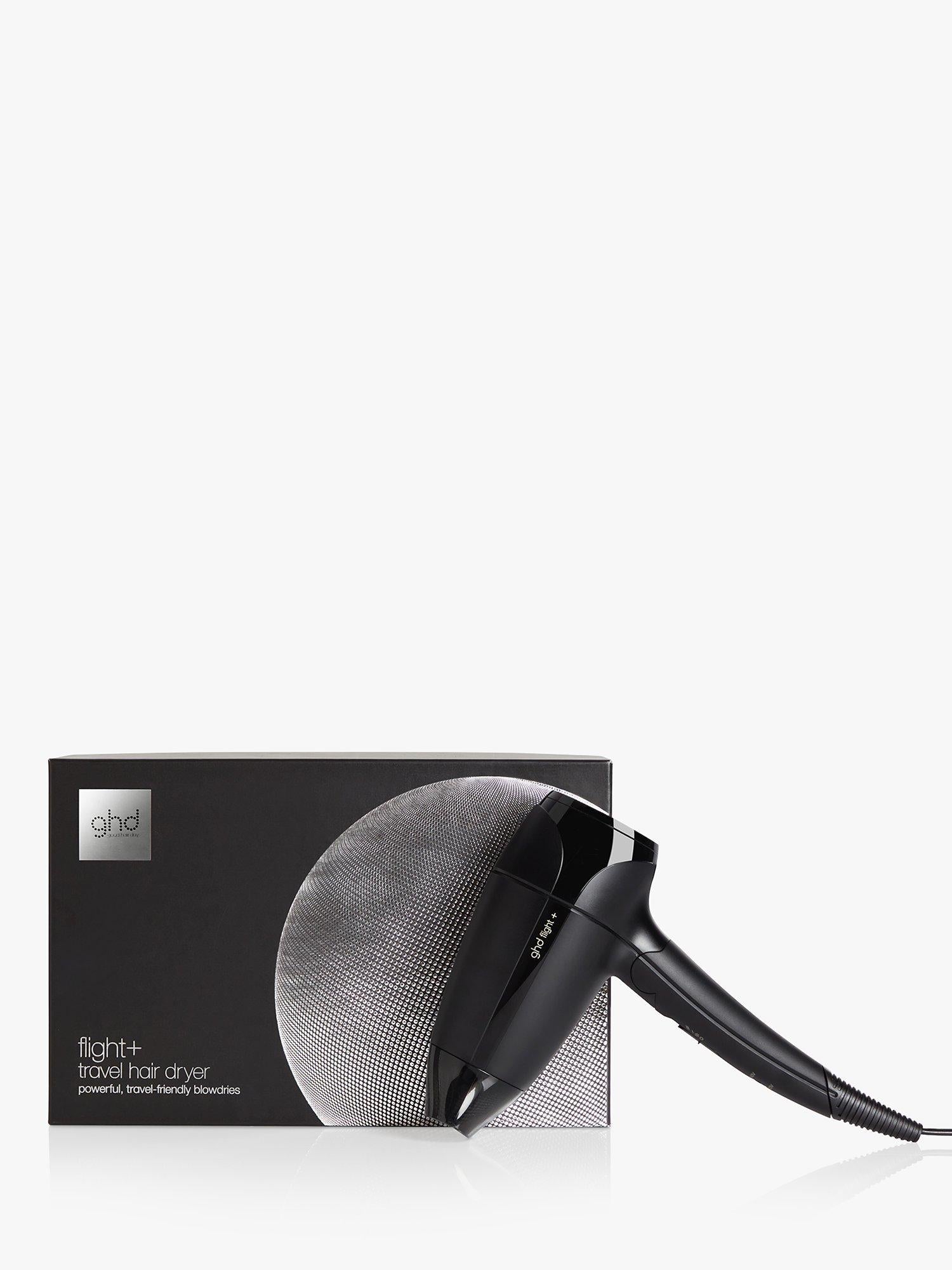 ghd Flight+ travel hair dryer black, imported from the UK
