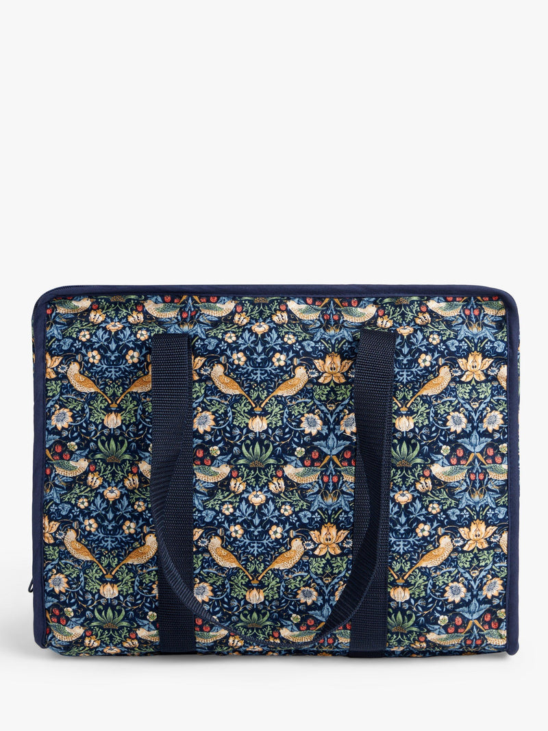 John Lewis William Morris Strawberry Thief Craft Bag, Navy
