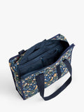 John Lewis William Morris Strawberry Thief Craft Bag, Navy