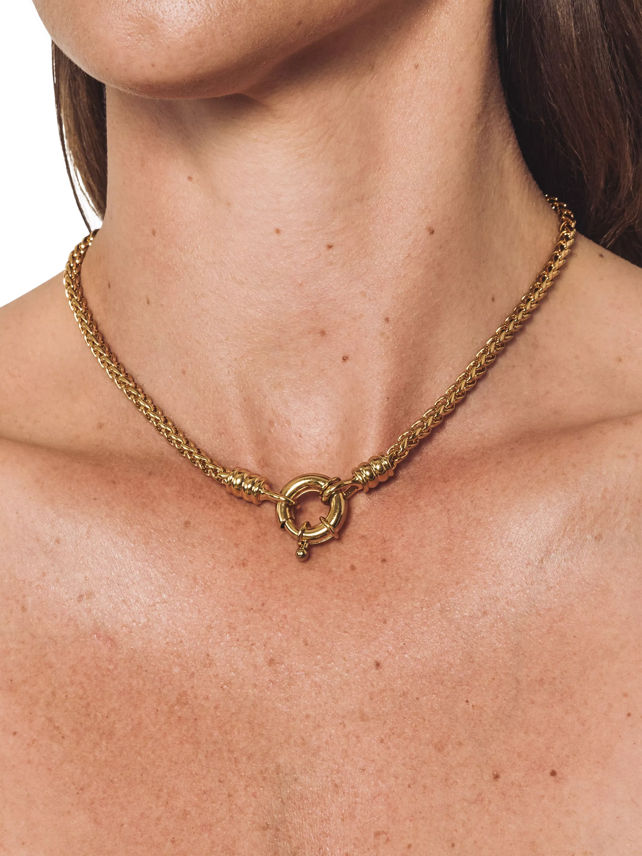 Eclectica pre-loved chunky spiga chain necklace (British brand)