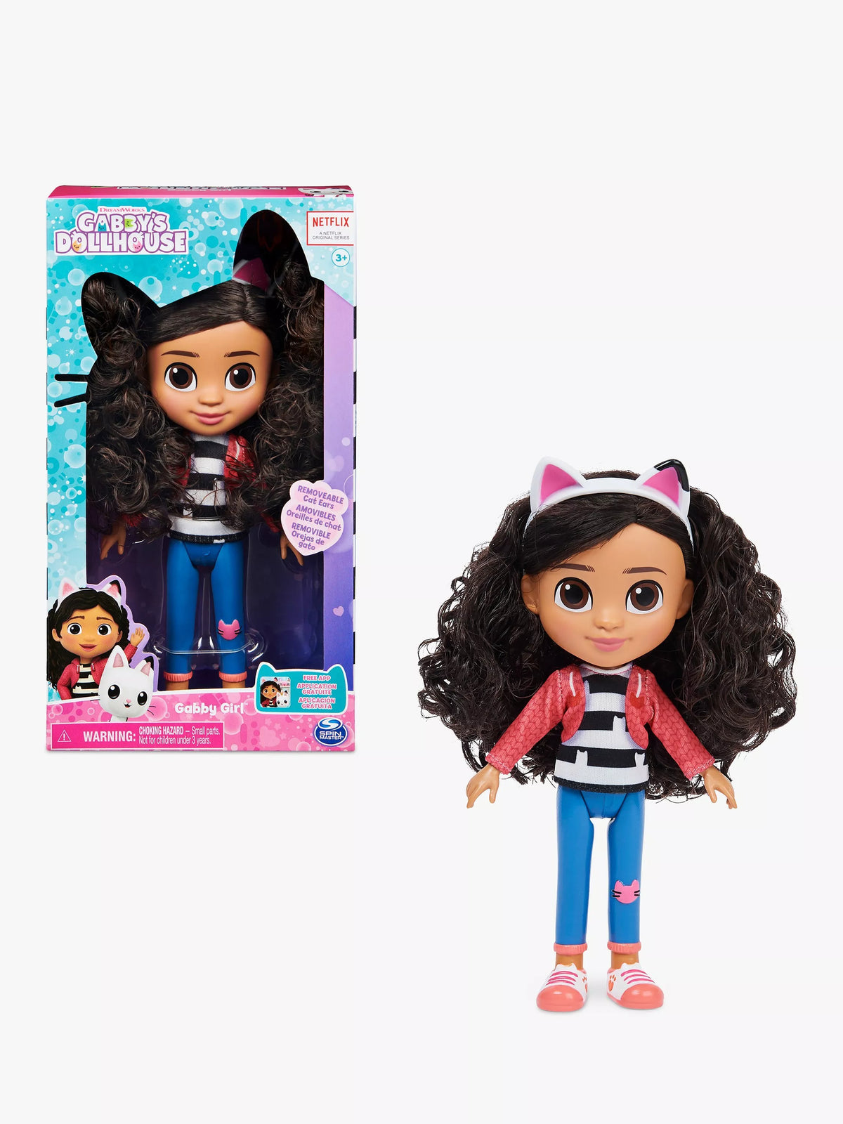 Gabby's Dollhouse Gabby Girl doll 20cm, UK version