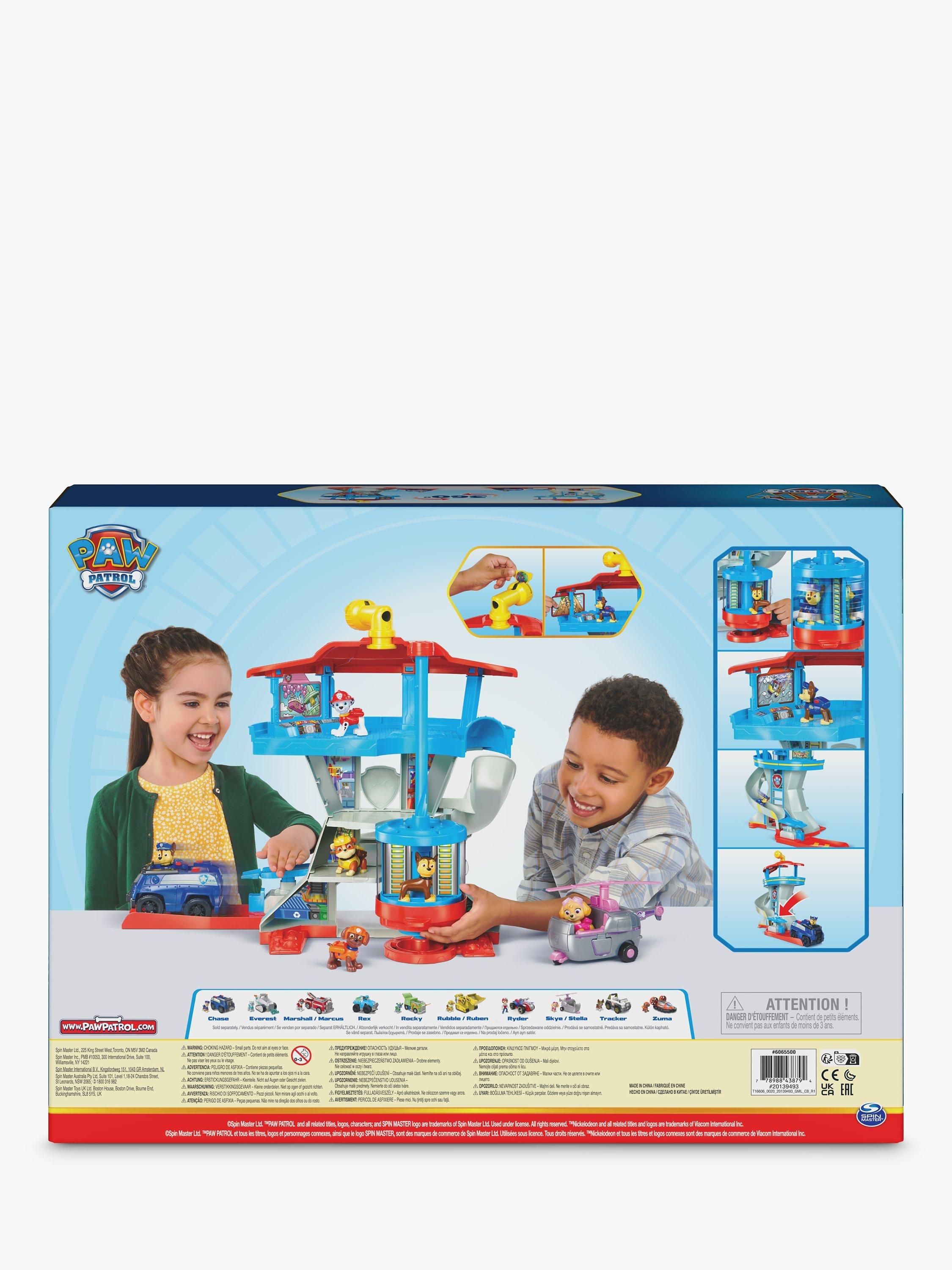 Paw Patrol Lookout Tower action toy playset with Chase (British brand)