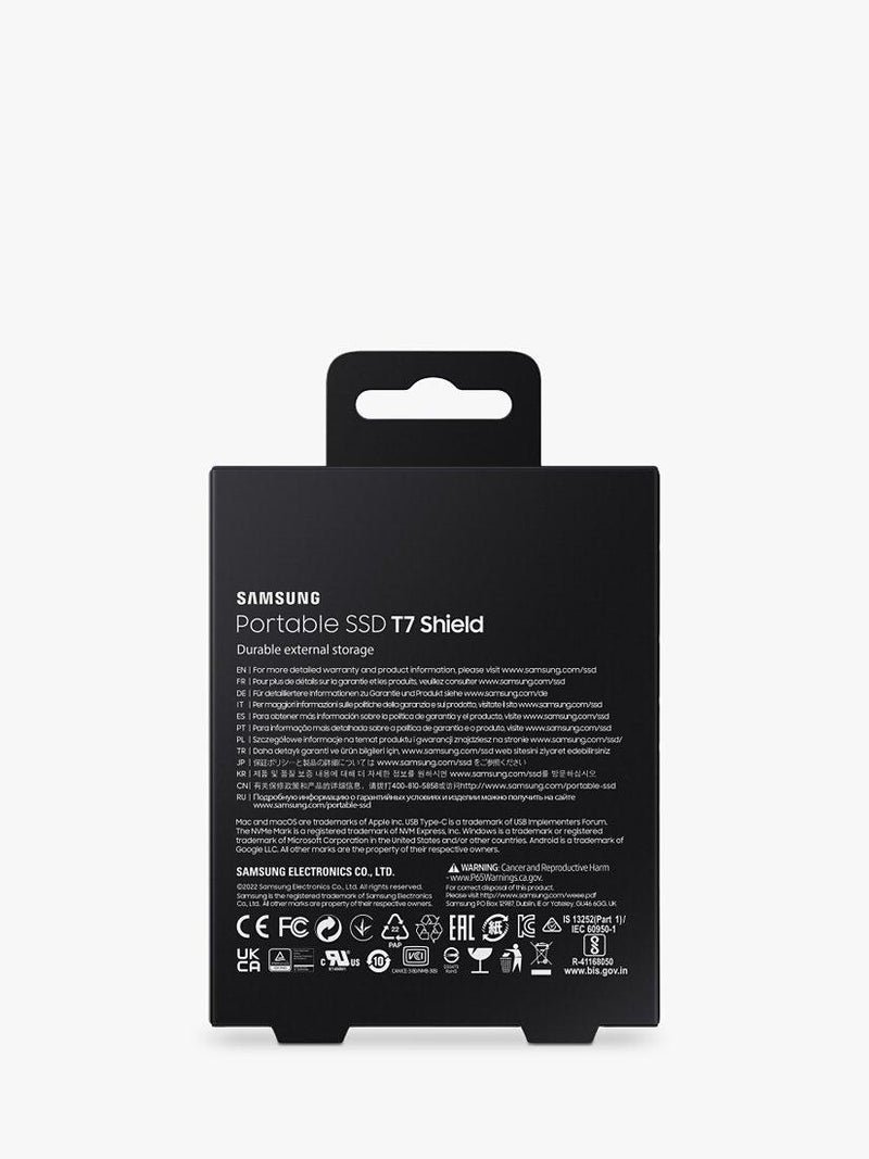 Samsung portable SSD 4TB Black, UK version