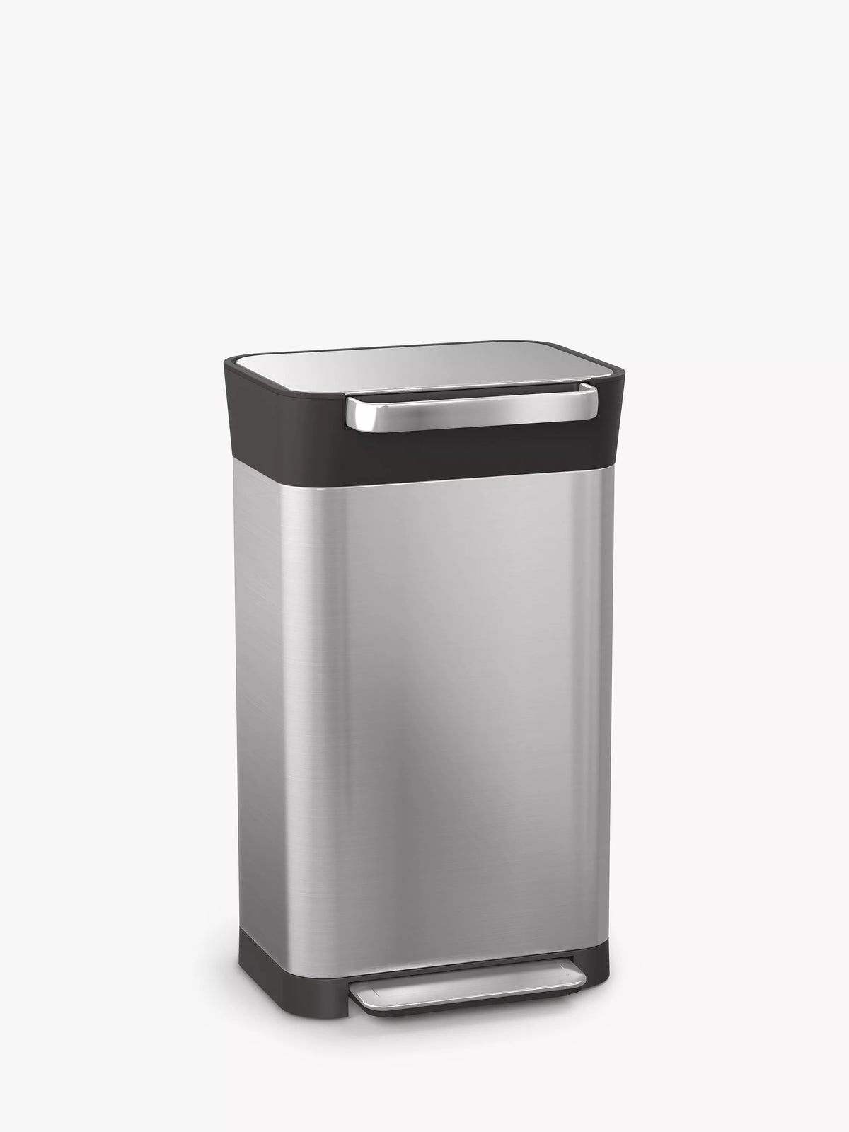 Poubelle compacteur de déchets à pédale 30L Joseph Joseph avec revêtement anti-traces, version UK