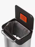 Joseph Joseph 30L trash compactor pedal bin with fingerprint-proof coating, UK version