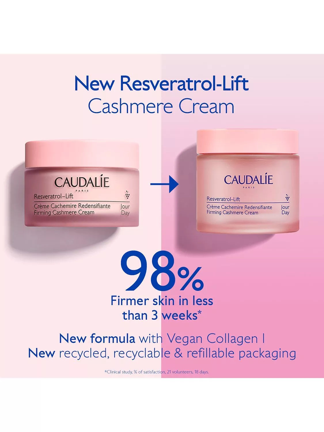 Caudalie Resveratrol Lift firming moisturiser 50ml, imported from the UK