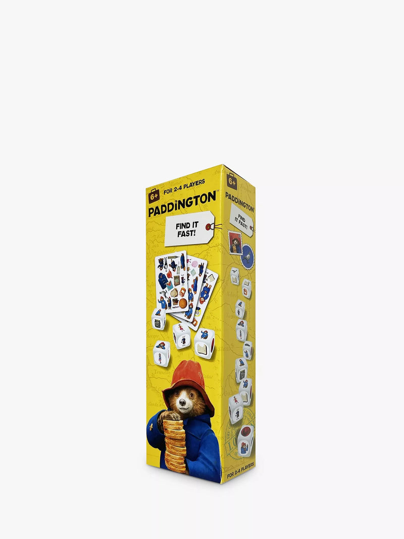 Paddington Bear matching game with cards and dice, imported from the UK