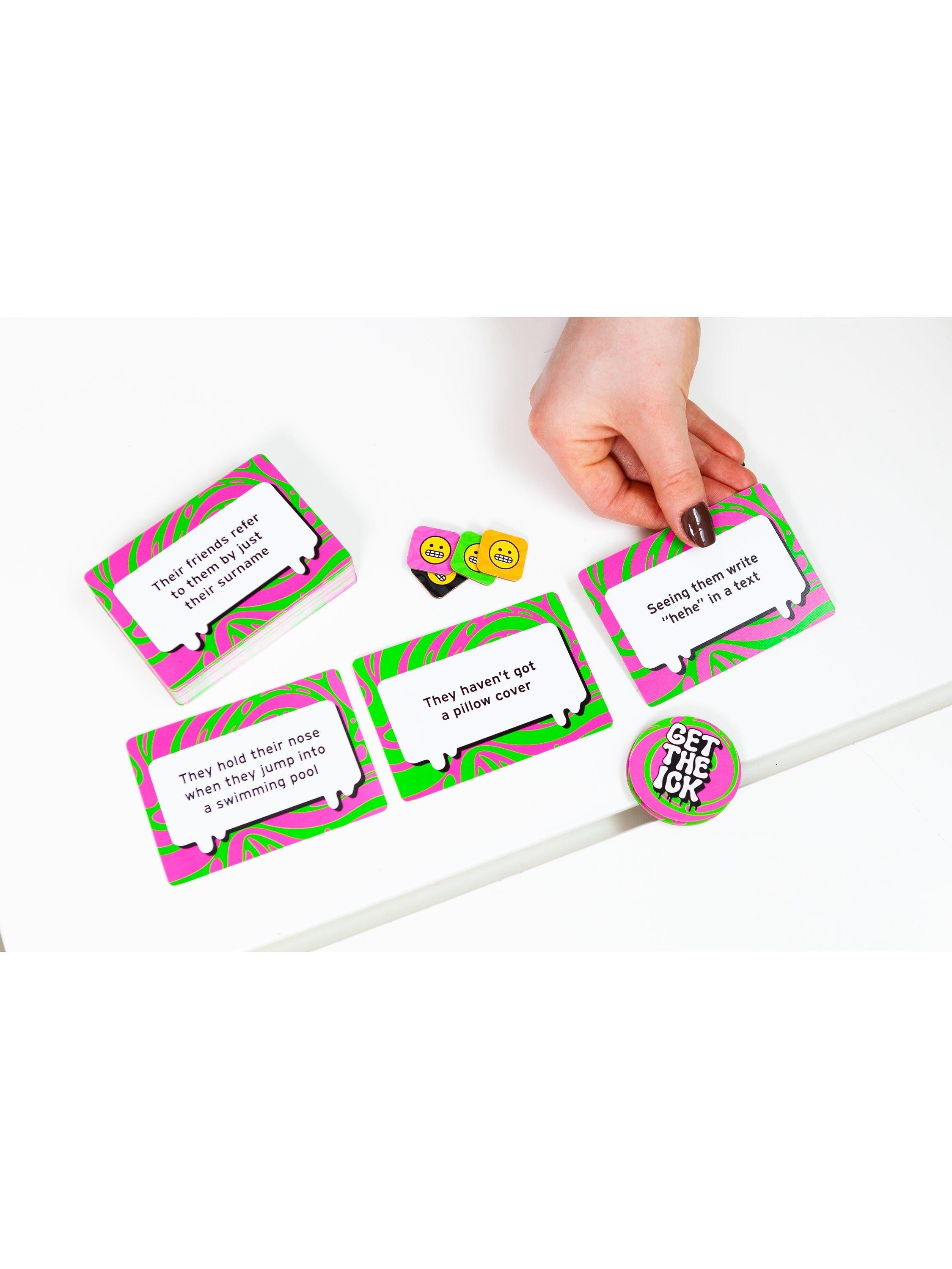 Big Potato Get The Ick Party Game 50 Cards - British product