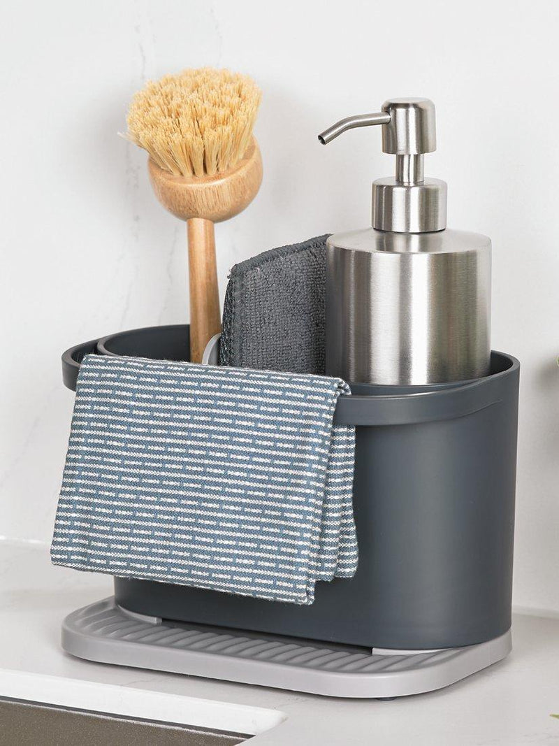 ReBorn recycled plastic sink tidy, imported from the UK