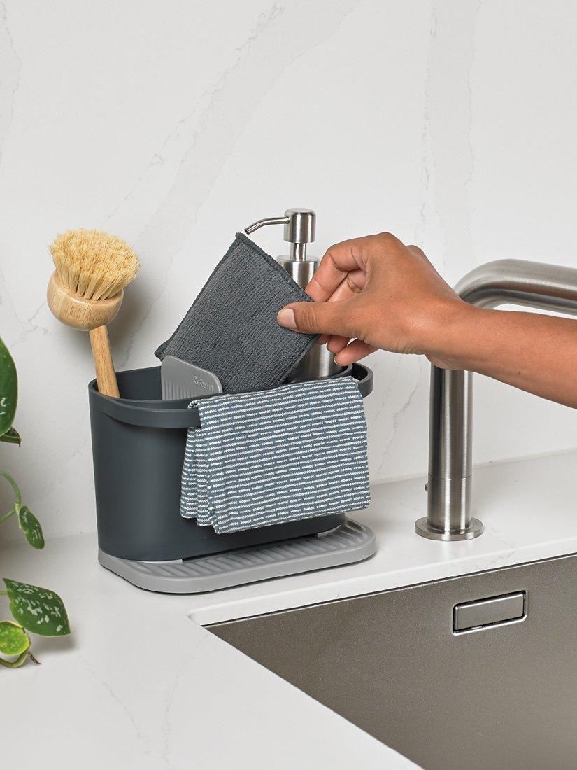 ReBorn recycled plastic sink tidy, imported from the UK