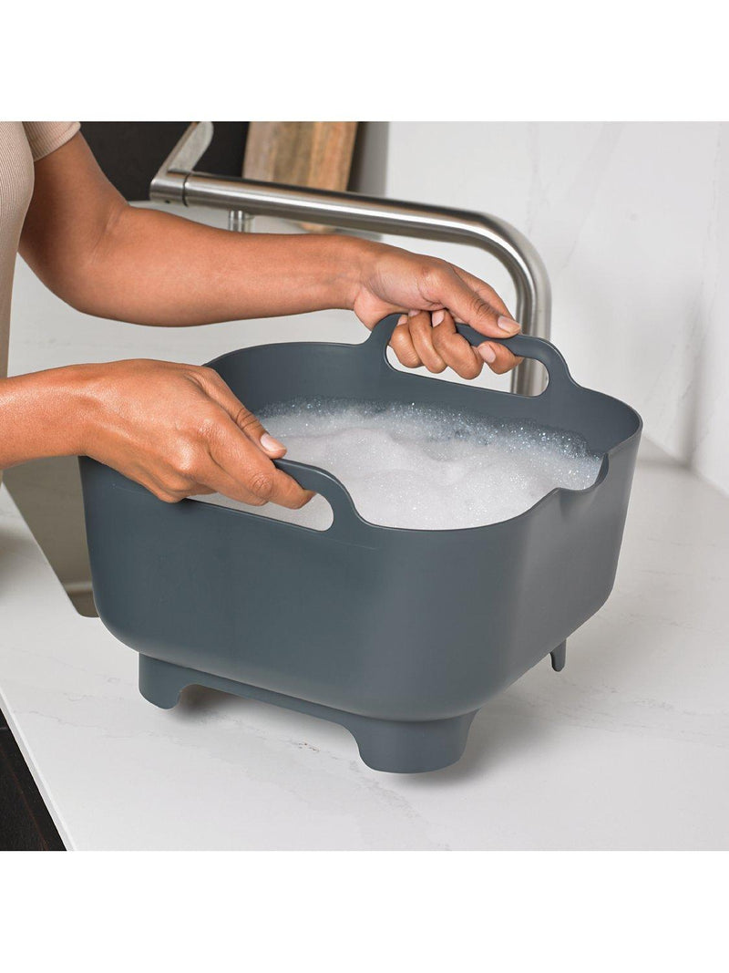 ReBorn recycled plastic washing up bowl 9L, imported from the UK