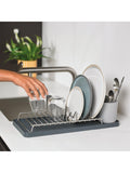 ReBorn Compact Dish Rack Recycled Plastic 46 x 20cm, imported from the UK