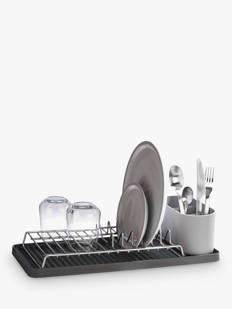 ReBorn Compact Dish Rack Recycled Plastic 46 x 20cm, imported from the UK