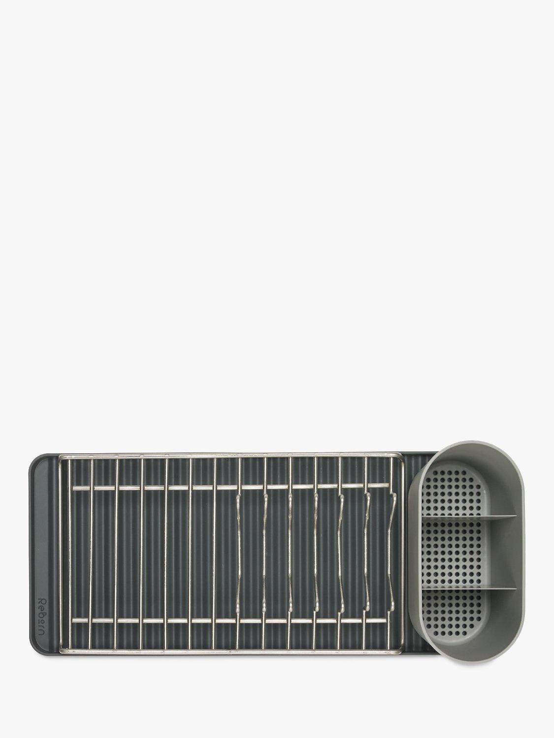 ReBorn Compact Dish Rack Recycled Plastic 46 x 20cm, imported from the UK