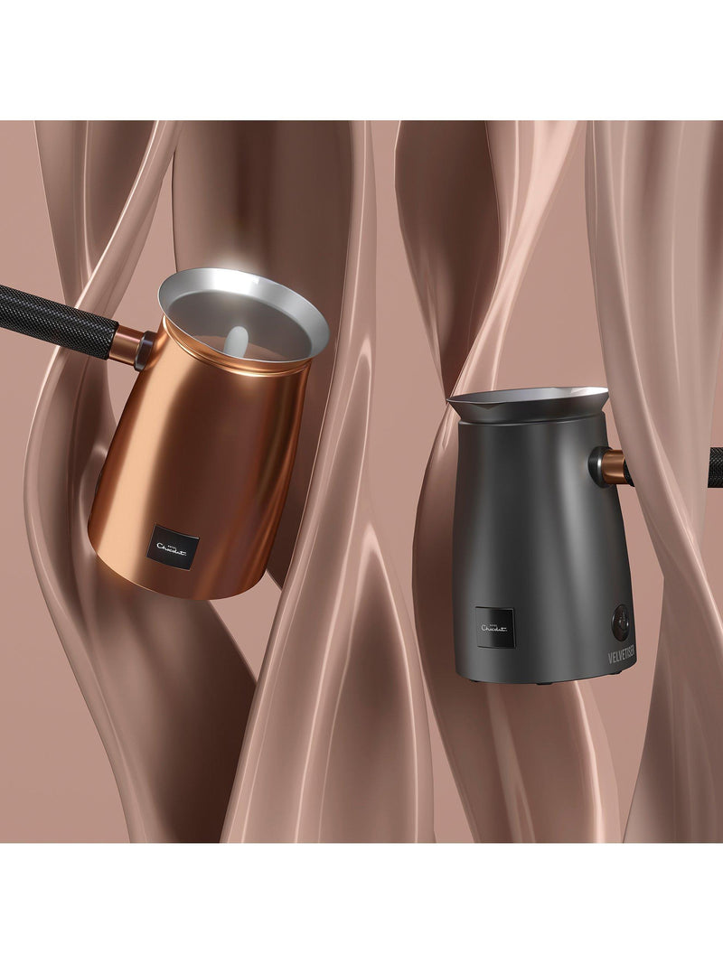 Hotel Chocolat Velvetiser chocolate machine with Podcups, UK version