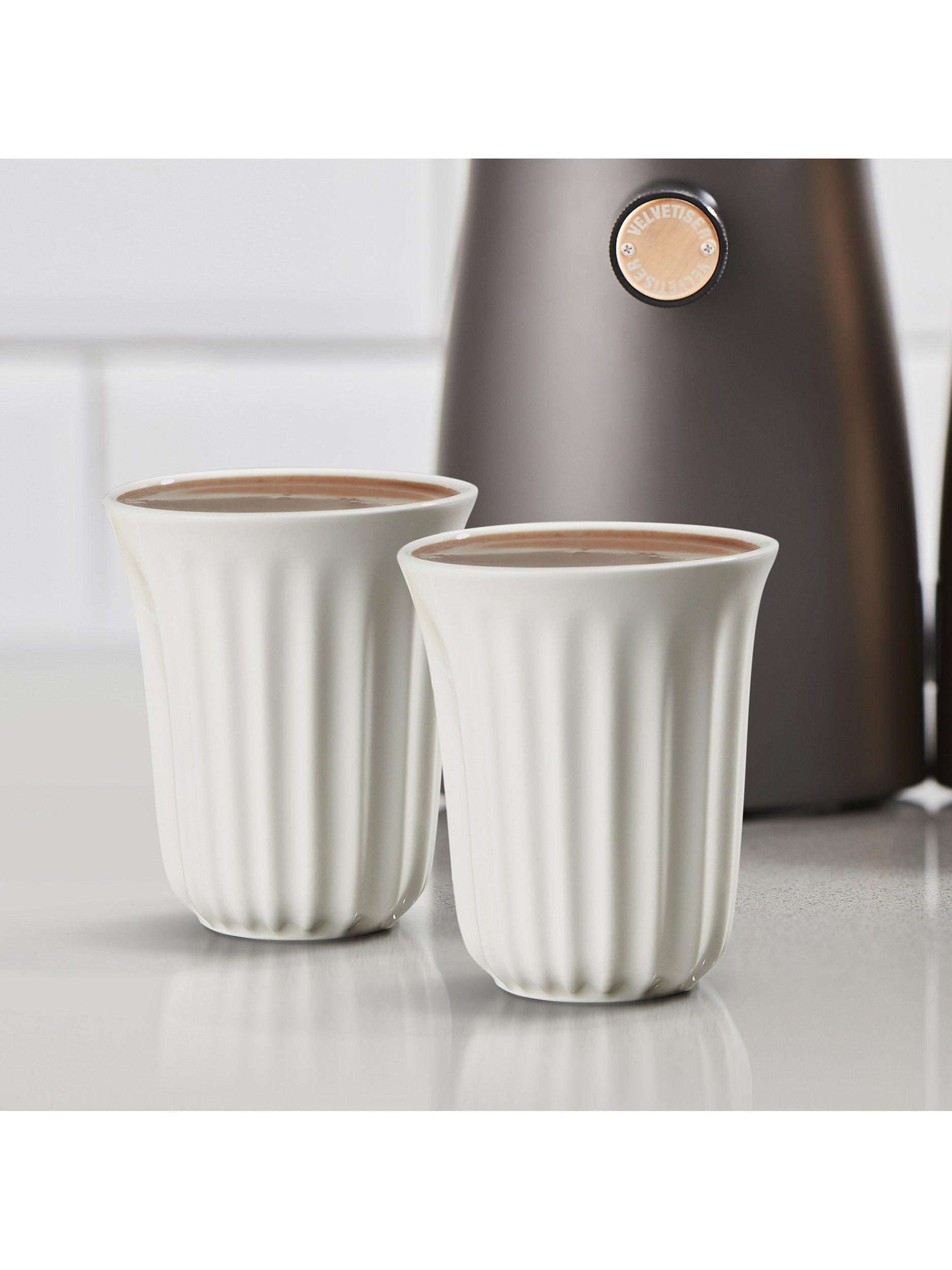 Hotel Chocolat Velvetiser chocolate machine with Podcups, UK version