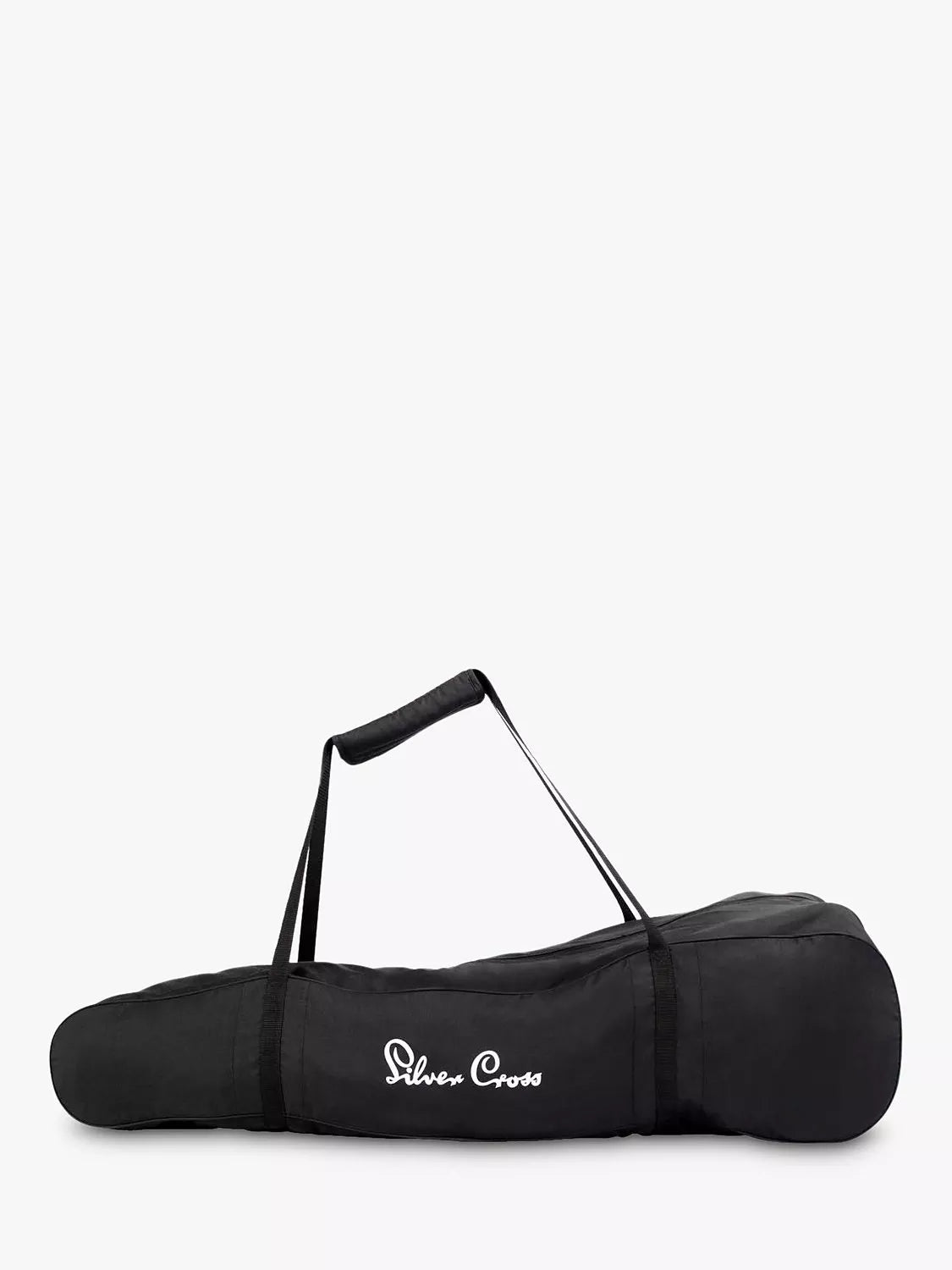 Silver Cross black stroller bag (British brand)