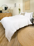 Night Lark Essential Seersucker Coverless Duvet, 10.5 Tog