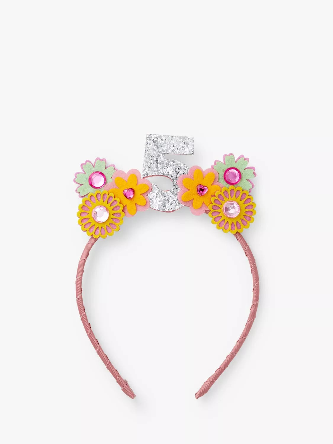 Stych kids floral gem crown headband - British product